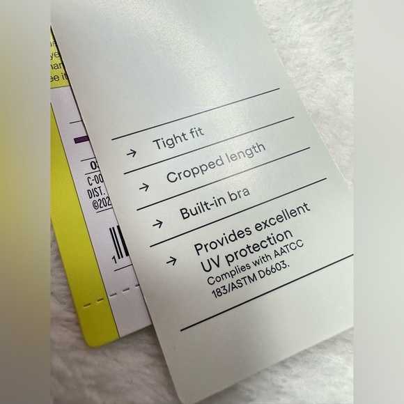 All In Motion Cropped Tank Tight Fit Kids Girls Size Small (6/7T) Build In Bra - Picture 9 of 11